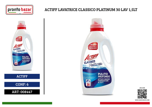 ACTIFF LAVATRICE CLASSICO PLATINUM 30 LAV 1,5LT
