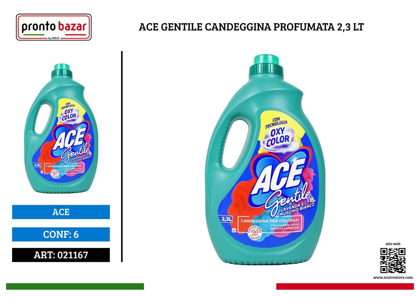 ACE GENTILE CANDEGGINA PROFUMATA 2,3 LT