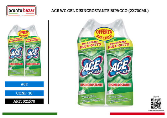 ACE WC GEL DISINCROSTANTE BIPACCO (2X700ML)