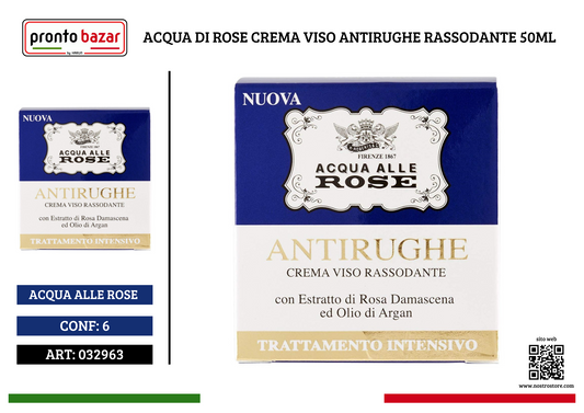 ACQUA DI ROSE CREMA VISO ANTIRUGHE RASSODANTE 50ML