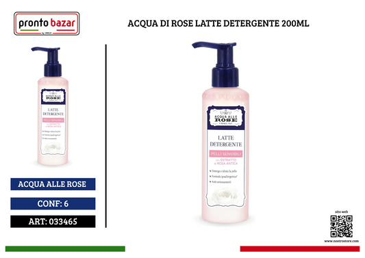 ACQUA DI ROSE LATTE DETERGENTE 200ML