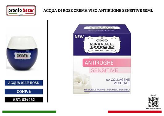 ACQUA DI ROSE CREMA VISO ANTIRUGHE SENSITIVE 50ML
