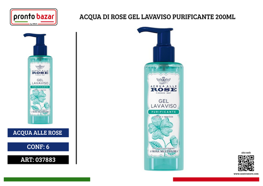 ACQUA DI ROSE GEL LAVAVISO PURIFICANTE 200ML