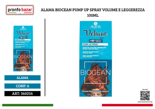 ALAMA BIOCEAN PUMP UP SPRAY VOLUME E LEGGEREZZA 100ML