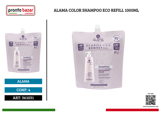 ALAMA COLOR SHAMPOO ECO REFILL 1000ML