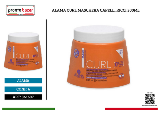 ALAMA CURL MASCHERA CAPELLI RICCI 500ML