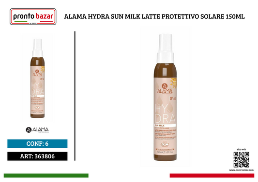 ALAMA HYDRA SUN MILK LATTE PROTETTIVO SOLARE 150ML