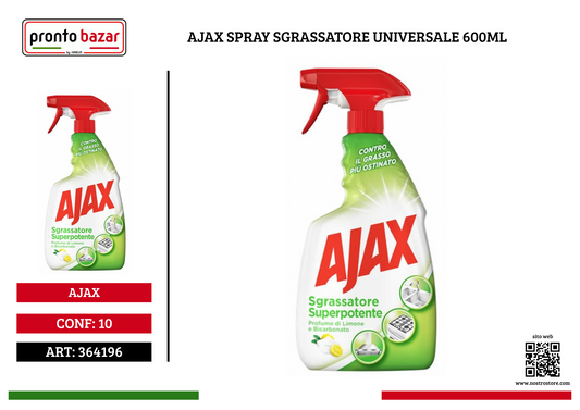AJAX SPRAY SGRASSATORE UNIVERSALE 600ML