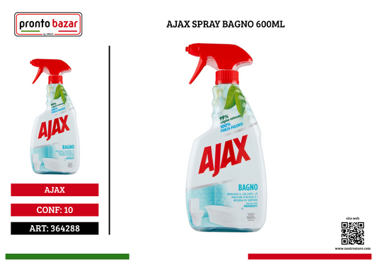 AJAX SPRAY BAGNO 600ML