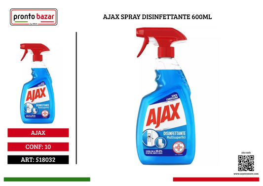 AJAX SPRAY DISINFETTANTE 600ML