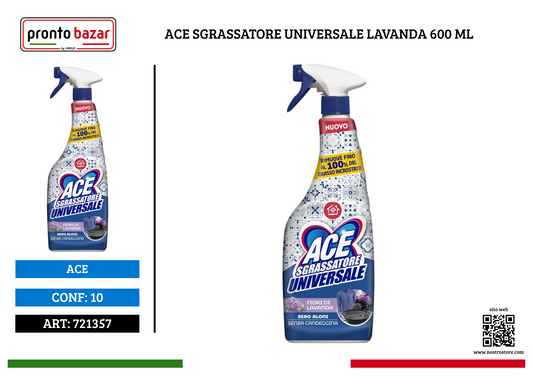 ACE SGRASSATORE UNIVERSALE LAVANDA 600 ML