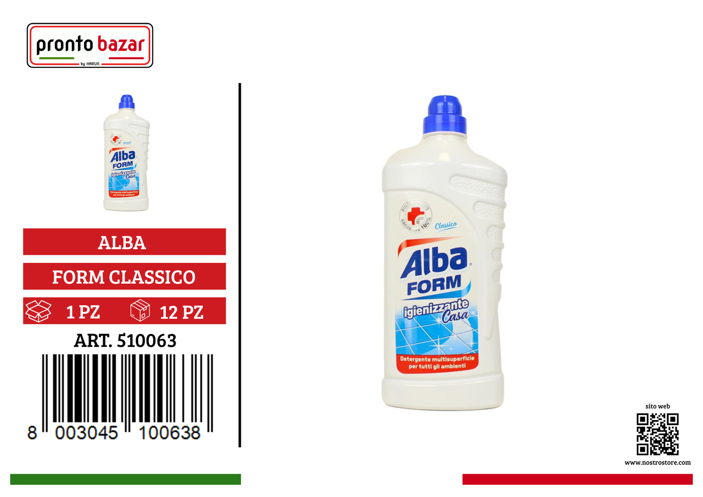 ALBA FORM CLASSICO 1000ML