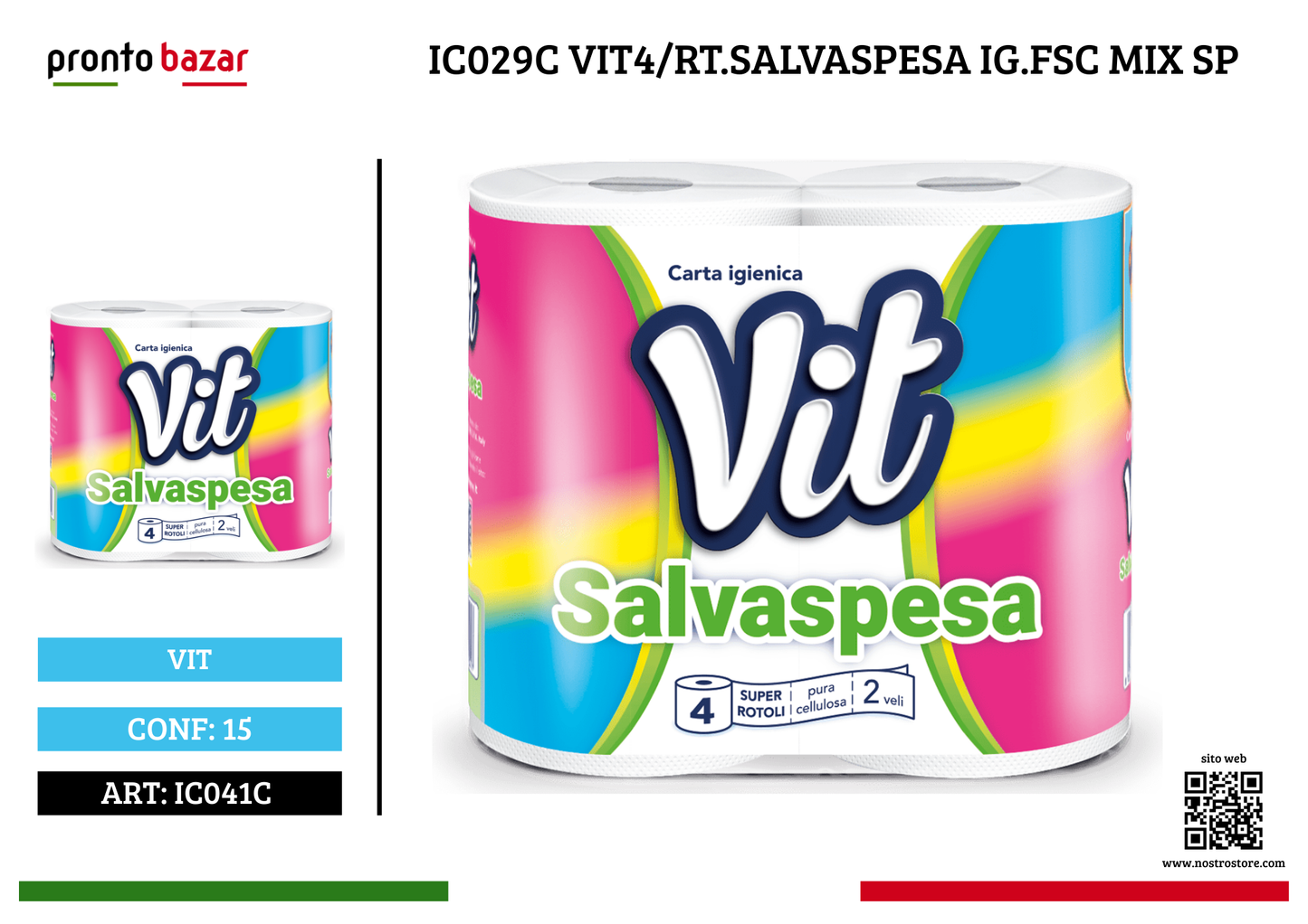 IC029C VIT4/RT.SALVASPESA IG.FSC MIX SP 15 CF