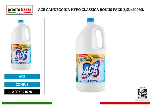 ACE CANDEGGINA HYPO CLASSICA BONUS PACK 2,5L+500ML