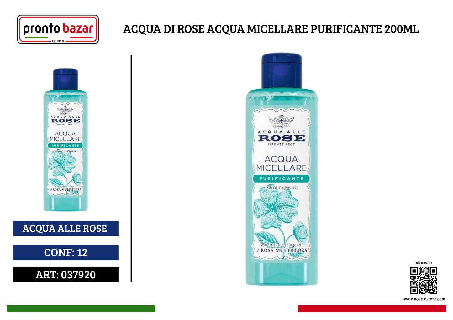 ACQUA DI ROSE ACQUA MICELLARE PURIFICANTE 200ML