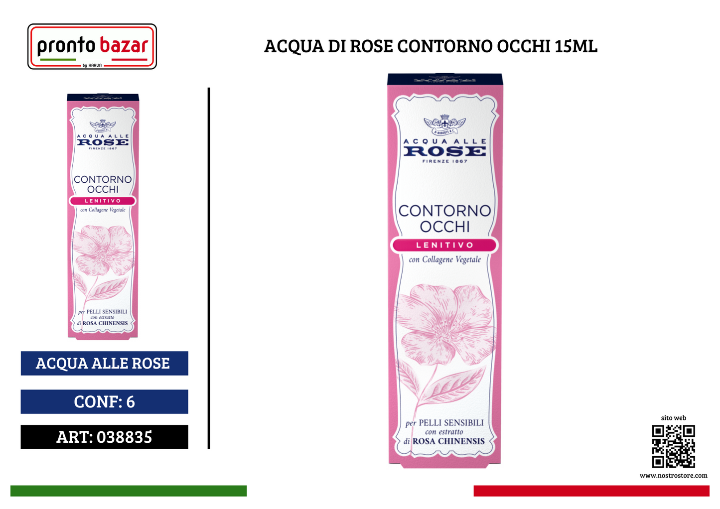 ACQUA DI ROSE CONTORNO OCCHI 15ML