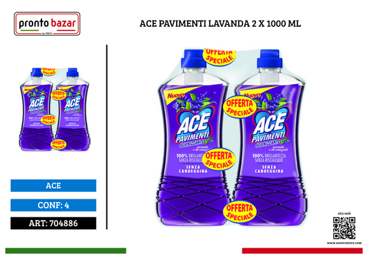 ACE PAVIMENTI LAVANDA 2 X 1000 ML