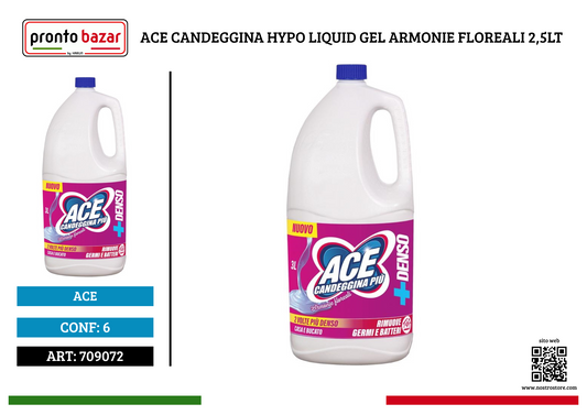 ACE CANDEGGINA HYPO LIQUID GEL ARMONIE FLOREALI 2,5LT