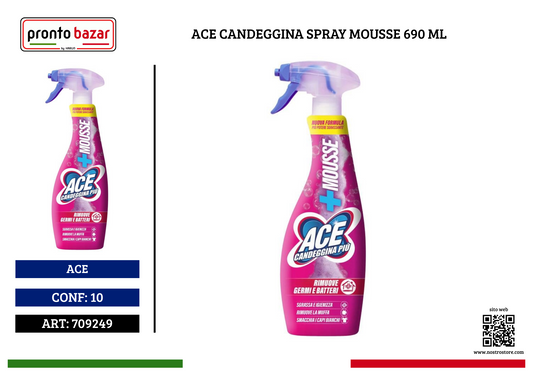 ACE CANDEGGINA SPRAY MOUSSE 690 ML
