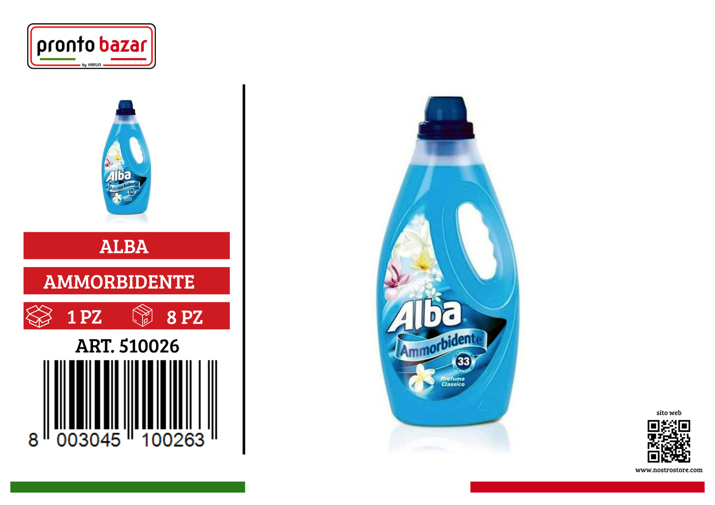 ALBA AMMORBIDENTE CLASSICO 33LAV 1,85LT